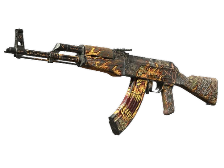 StatTrak™ AK-47 | Searing Rage (Battle-Scarred)