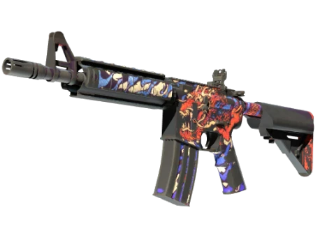 M4A4 | 龍王 (Battle-Scarred)